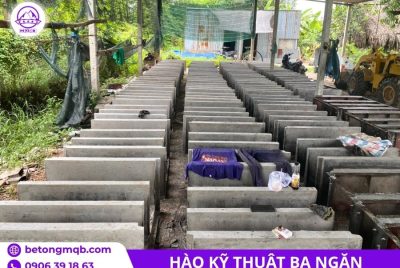 Hào kỹ thuật bê tông ba ngăn
