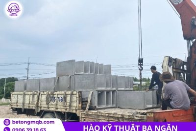 Hào kỹ thuật bê tông tại thoát nước