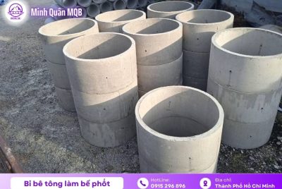Ống bi làm hầm tự hoại