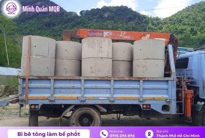 Ống bi làm hầm tự hoại tại Tây Ninh