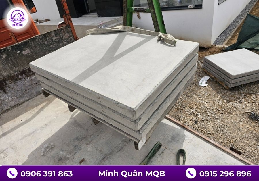 Tấm đan bê tông cốt thép lát sân vườn