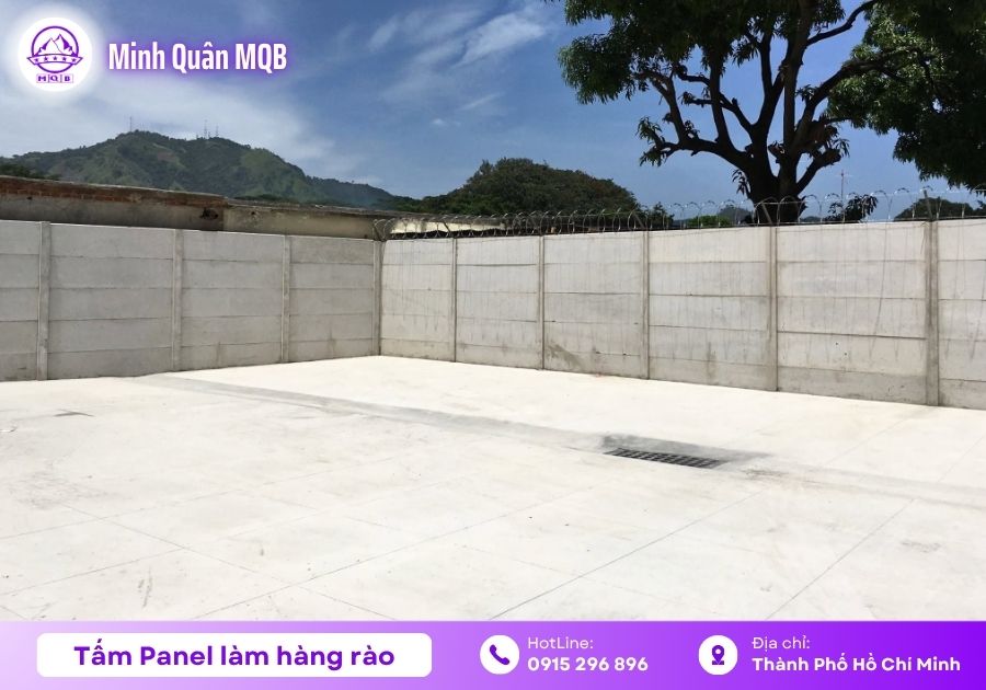Tấm panel làm hàng rào nhẹ