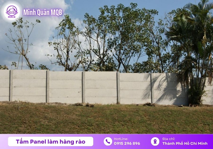 Tấm panel tường rào đúc sẵn