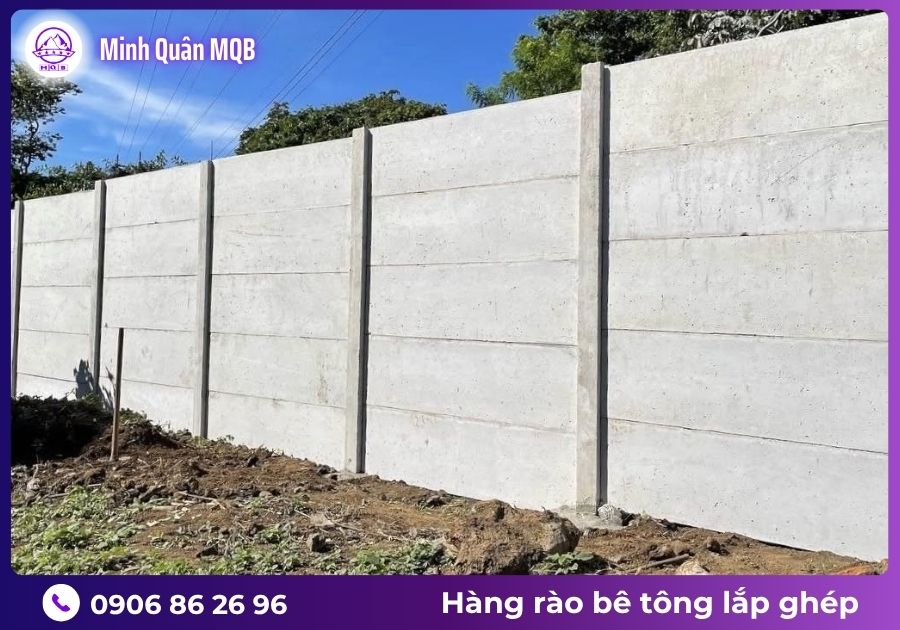 Tường bê tông lắp ghép cao cấp