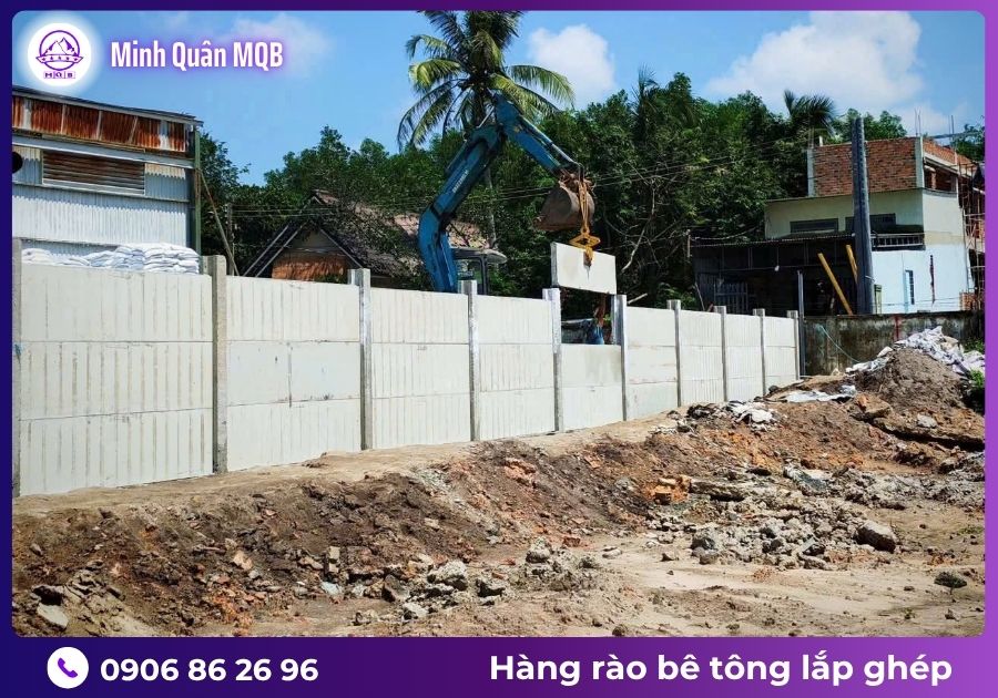 Tường bê tông lắp ghép đúc sẵn