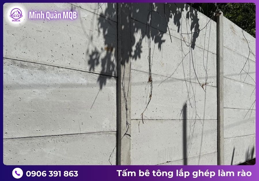 Mua tường bê tông lắp ghép trực tiếp từ đơn vị sản xuất 5 Tường bê tông lắp ghép tại Miền Nam