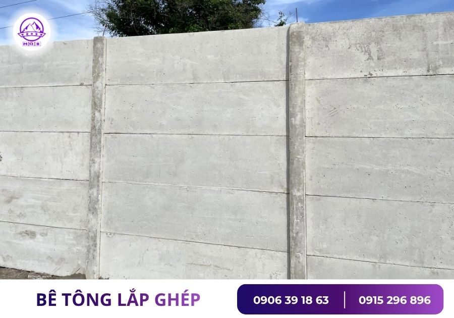 5 Cách Giúp Tường Rào Bê Tông Lắp Ghép Sử Dụng Bền Hơn 4 Tường rào bê tông lắp ghép chất lượng