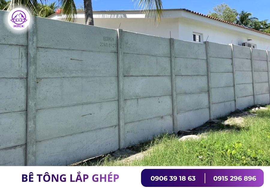 5 Cách Giúp Tường Rào Bê Tông Lắp Ghép Sử Dụng Bền Hơn 5 Tường rào bê tông lắp ghép là gì?