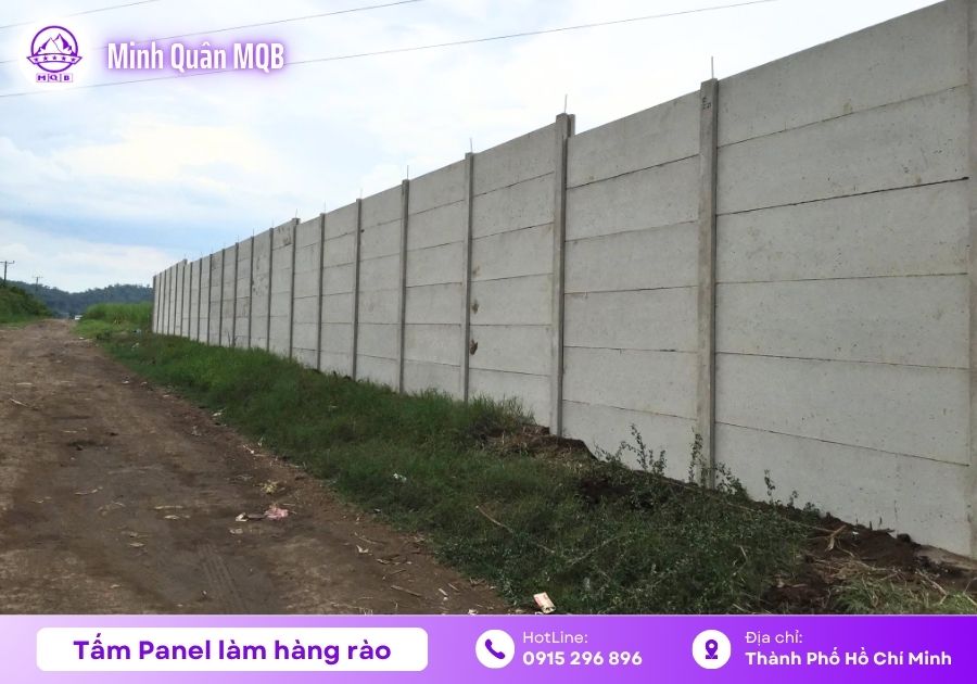 Vách bê tông lắp ghép tại Miền Nam