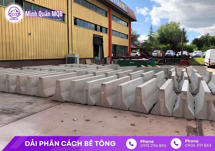 Cách chọn dải phân cách đúc sẵn