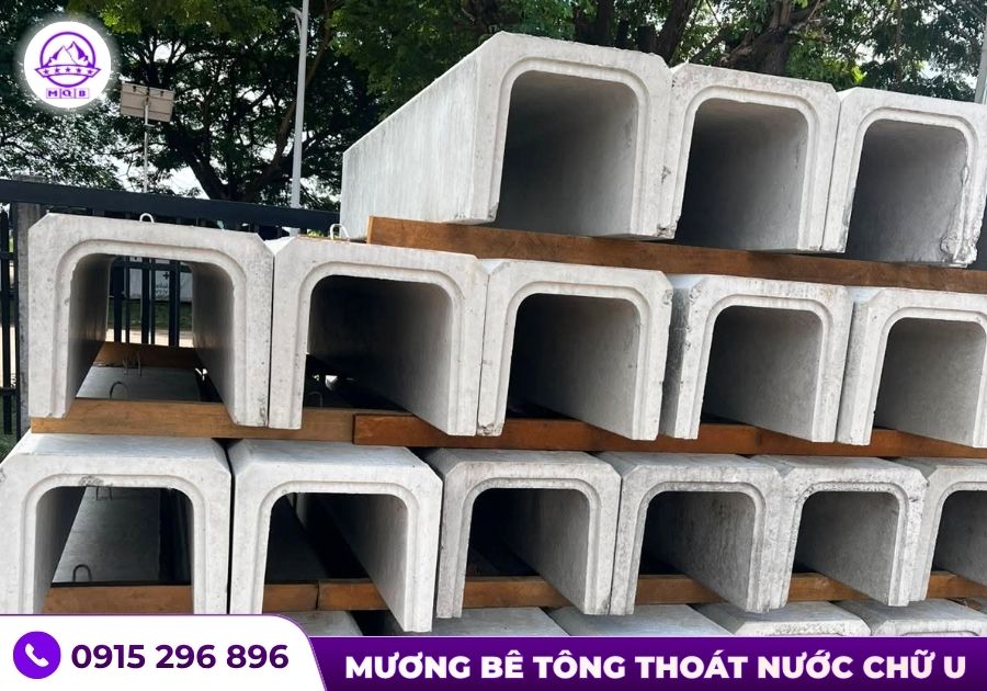 So sánh cấu kiện mương U BTCT mác 250 và mác 300 1 Cấu kiện mương U BTCT đúc sẵn