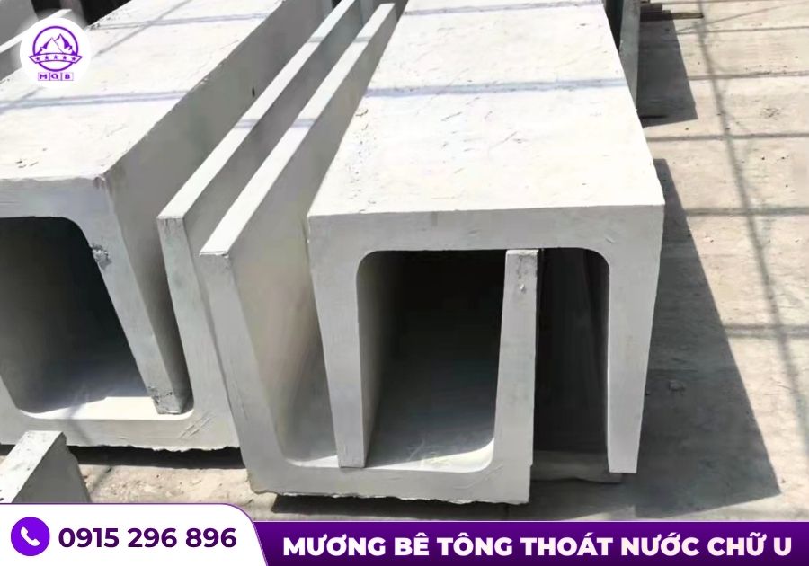 So sánh cấu kiện mương U BTCT mác 250 và mác 300 3 Cấu kiện mương U BTCT M300