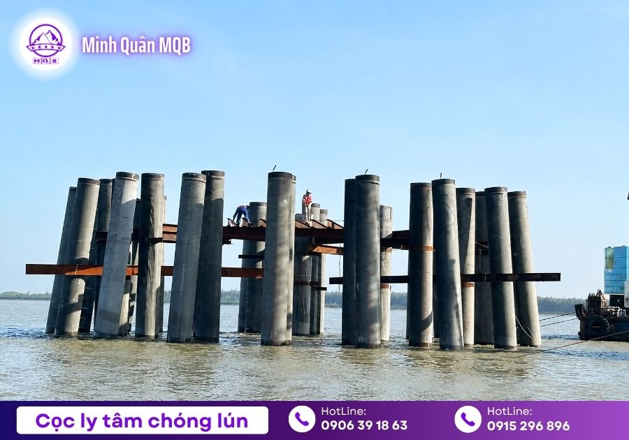 Cọc móng bê tông ly tâm và lợi ích trong thi công nền móng 4 Cọc móng bê tông ly tâm