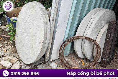 Cống làm bể phốt cao nửa mét đường kính 800mm 9 Nắp cống làm bể phốt cao nửa mét
