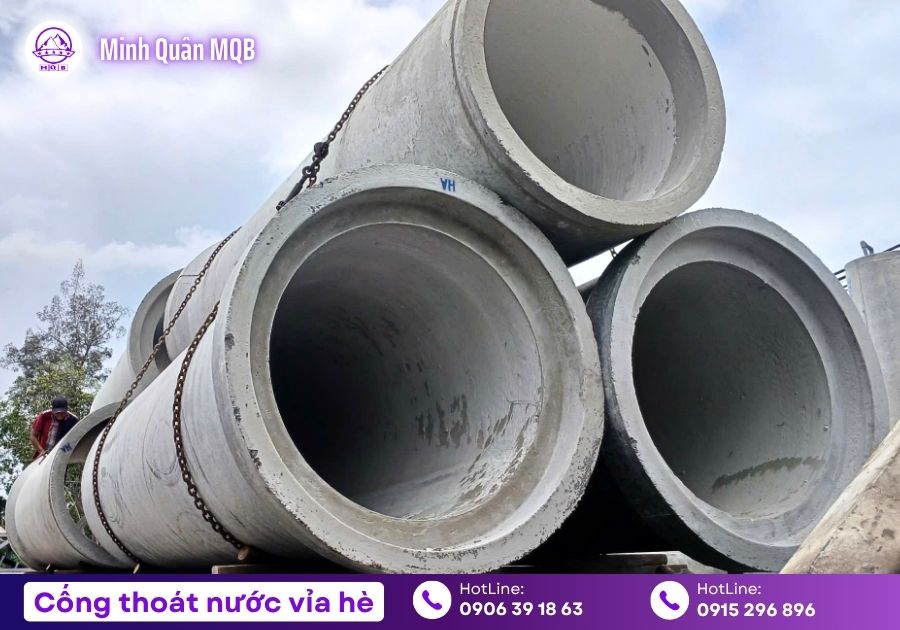 Cống thoát nước vỉa hè ly tâm dài 4m tại Miền Nam 11 Cống thoát nước vỉa hè cao cấp