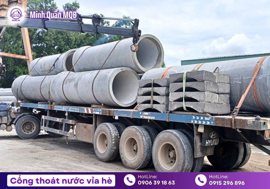 Cống thoát nước vỉa hè ly tâm dài 4m tại Miền Nam 13 Cống thoát nước vỉa hè tại Miền Nam