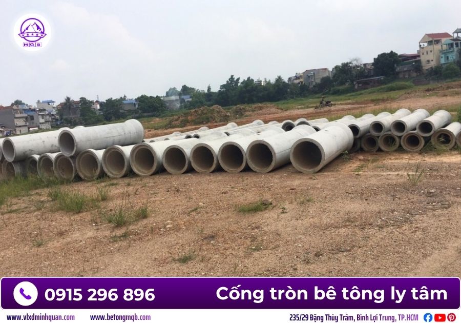 Cách lắp đặt cống tròn bê tông ly tâm an toàn và hiệu quả 5 Cống tròn bê tông ly tâm 4m