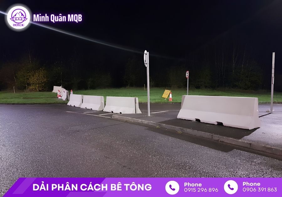 Dải phân cách đúc sẵn chuẩn