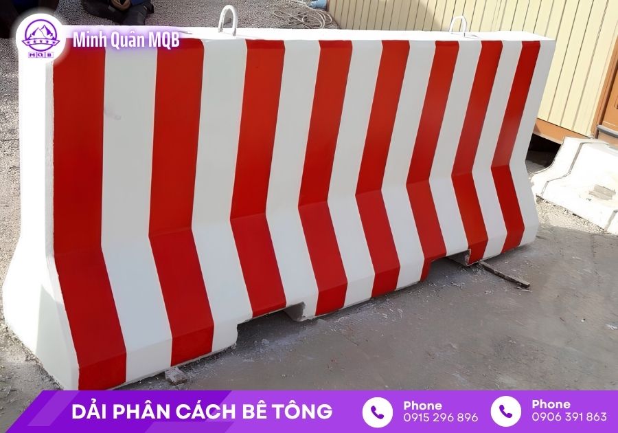 4 bước để chọn dải phân làn bê tông phù hợp ngân sách 4 Dải phân làn bê tông 2m