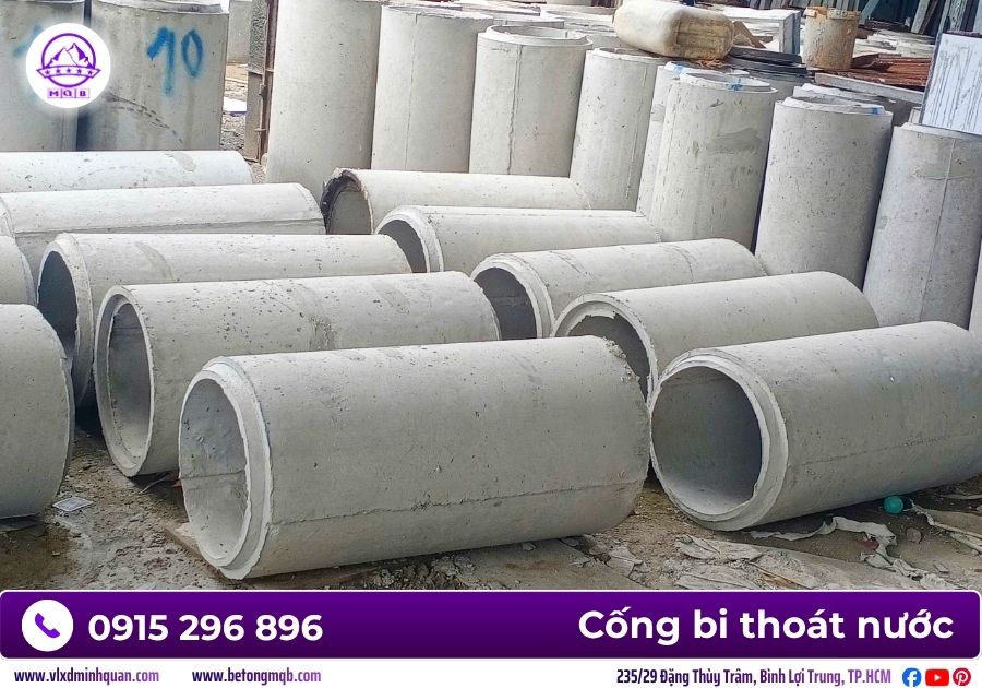 Giá cống bi thoát nước tại xưởng mới nhất 11 gia cong bi duc san