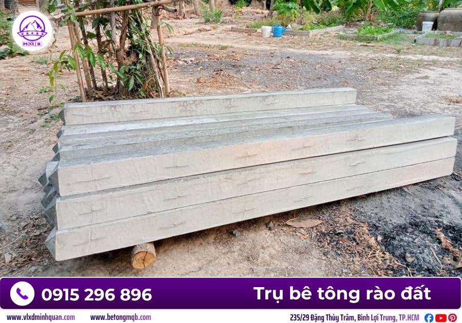 Giá trụ bê tông hàng rào đúc sẵn
