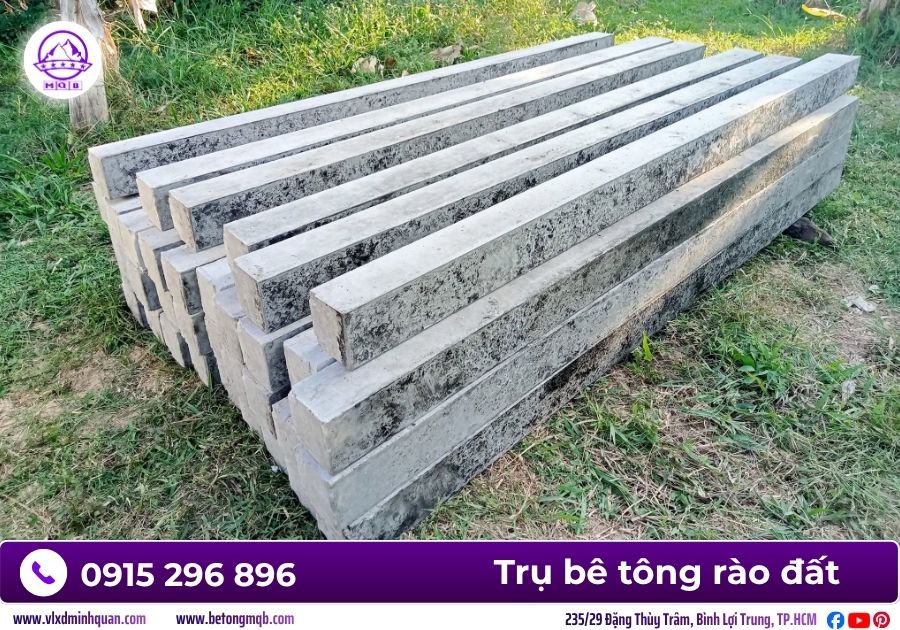 Giá trụ bê tông hàng rào tại Miền Nam