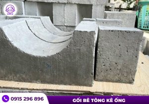 Gối bê tông kê ống