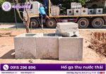 Hố thu nước bằng bê tông