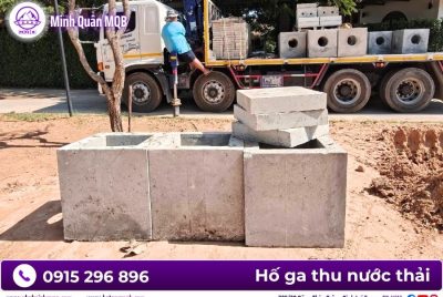 Hố thu nước bằng bê tông