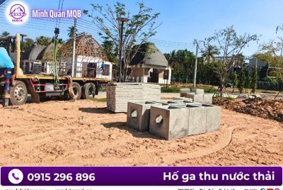 Hố thu nước bằng bê tông đúc sẵn