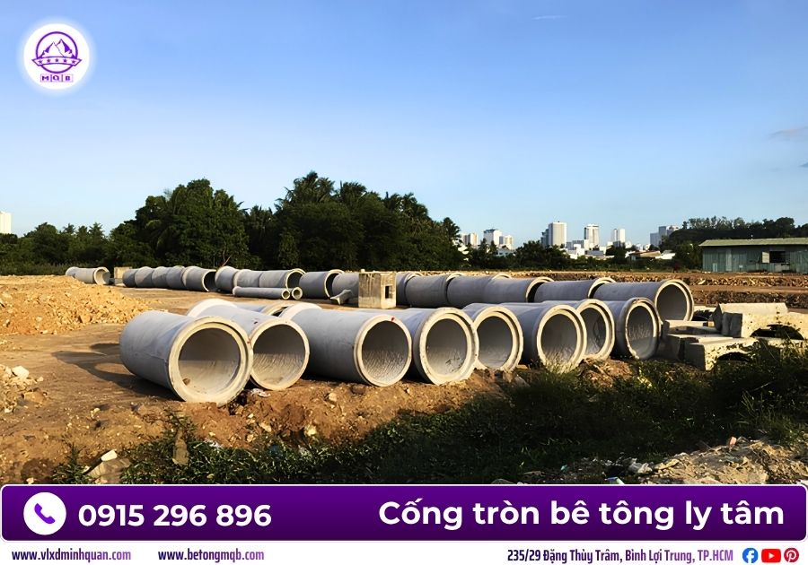 Cách lắp đặt cống tròn bê tông ly tâm an toàn và hiệu quả 1 Cống tròn bê tông ly tâm vỉa hè