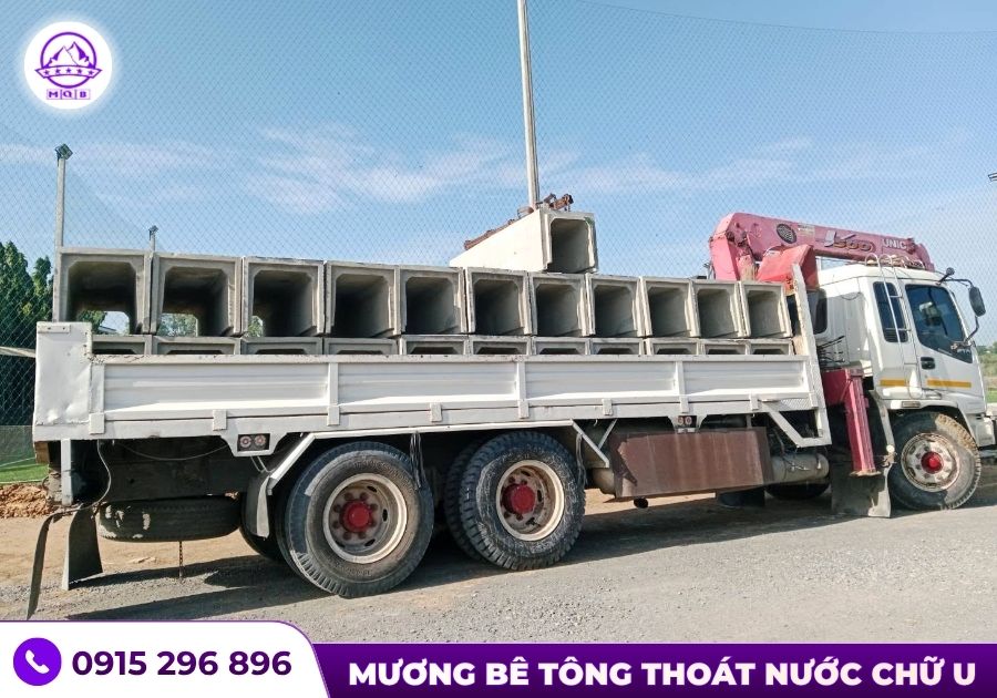 Làm sao kéo dài tuổi thọ mương hở bê tông cốt thép? 2 Mương bê tông cốt thép chữ U