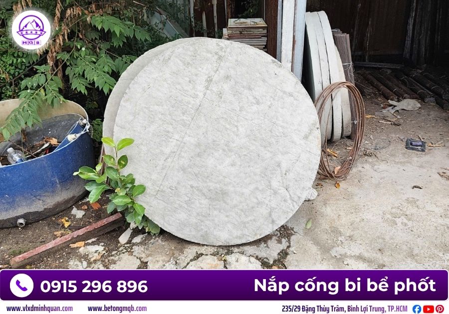Cống làm bể phốt cao nửa mét đường kính 800mm 13 nap cong lam be phot