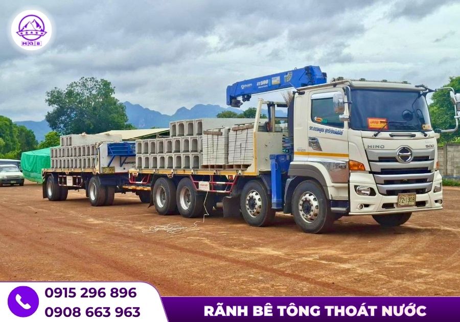 Các quy cách rãnh bê tông đúc sẵn phổ tại Miền Nam 4 Rãnh bê tông đúc sẵn tại Miền Nam
