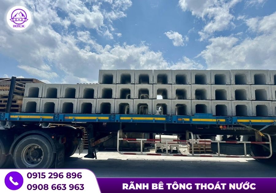 Các quy cách rãnh bê tông đúc sẵn phổ tại Miền Nam 5 Rãnh bê tông đúc sẵn thoát nước