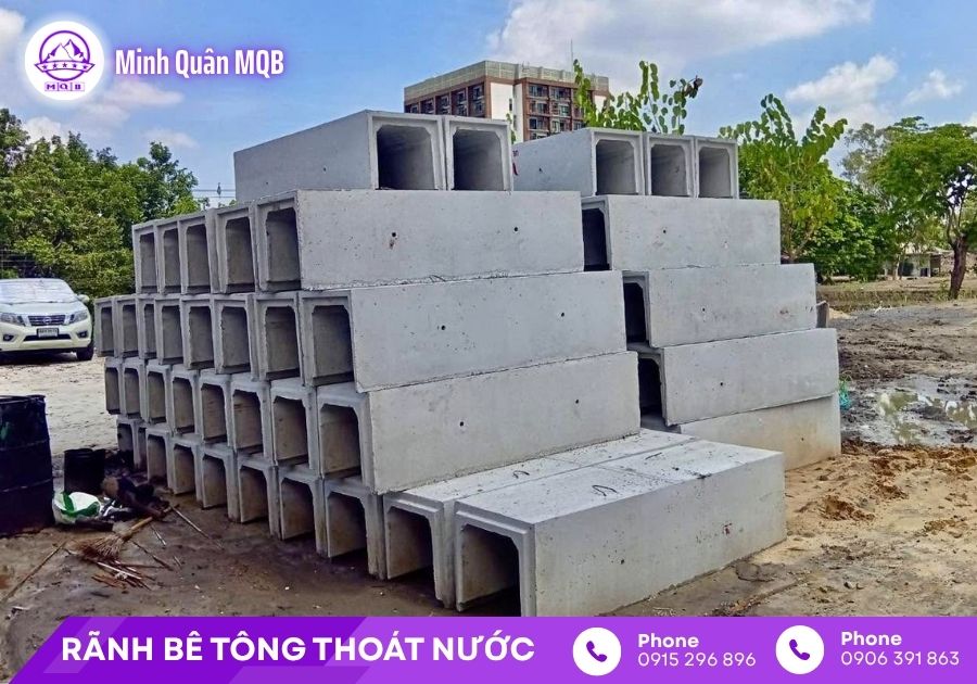 Rãnh thoát nước chữ U cốt thép