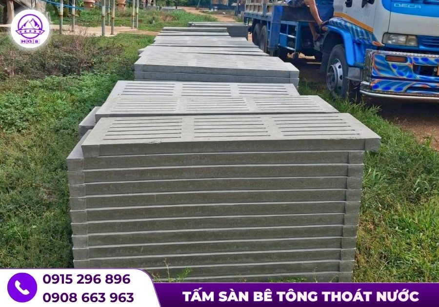 Tấm sàn bê tông thoát nước: Sản phẩm đáng dùng 2026 4 Tấm sàn bê tông thoát nước