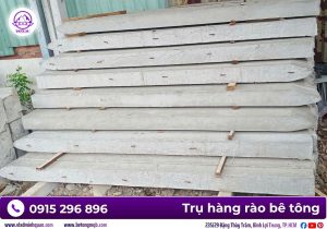 Trụ bê tông hàng rào