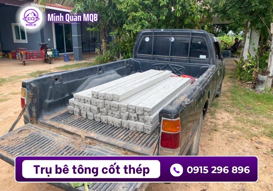 Giảm thời gian lắp dựng với trụ hàng rào 2500mm đúc sẵn 2 Trụ hàng rào 2500mm cốt thép