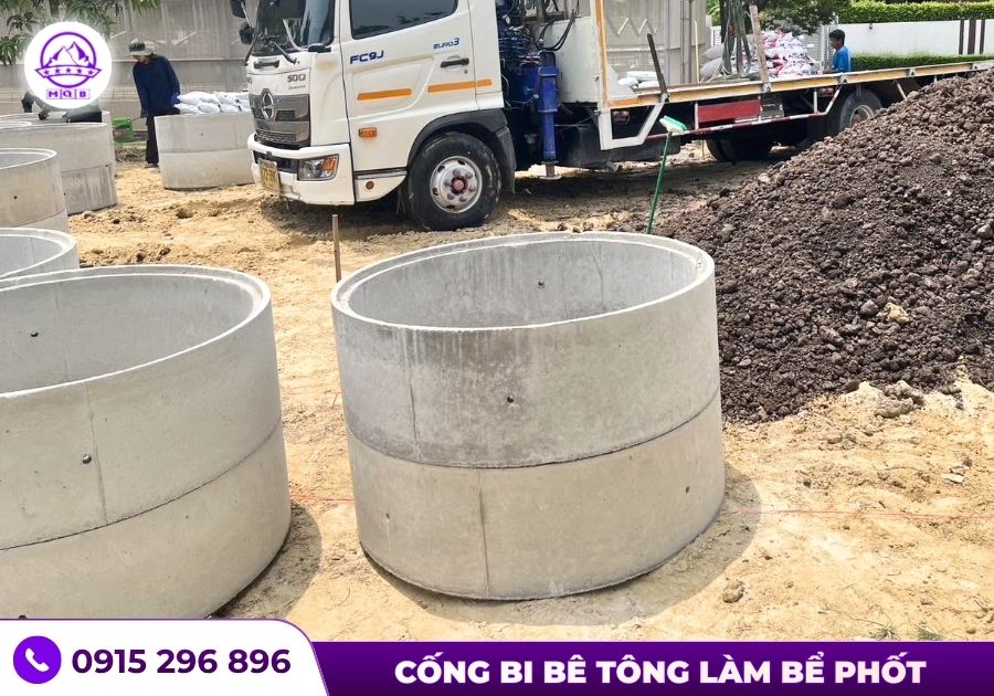 Nhu cầu vòng bê tông làm bể phốt tăng theo tốc độ đô thị hóa 2 vong be tong lam be phot duc san