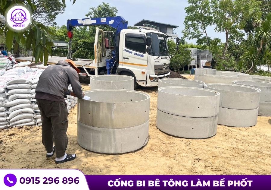 Nhu cầu vòng bê tông làm bể phốt tăng theo tốc độ đô thị hóa 1 vong be tong lam be phot tai mien nam