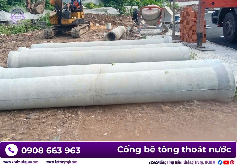 Giá cống ly tâm H30 chịu tải