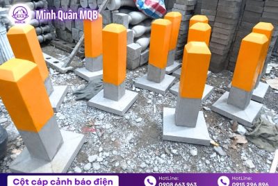 Báo giá cột bê tông cảnh báo điện ngầm
