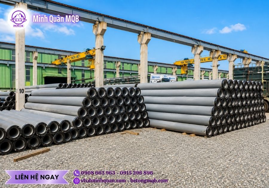 Cọc ống ly tâm đúc sẵn