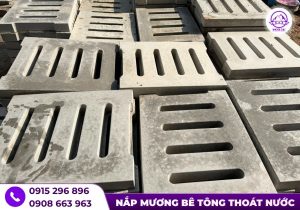 Đặt tấm đan thoát nước