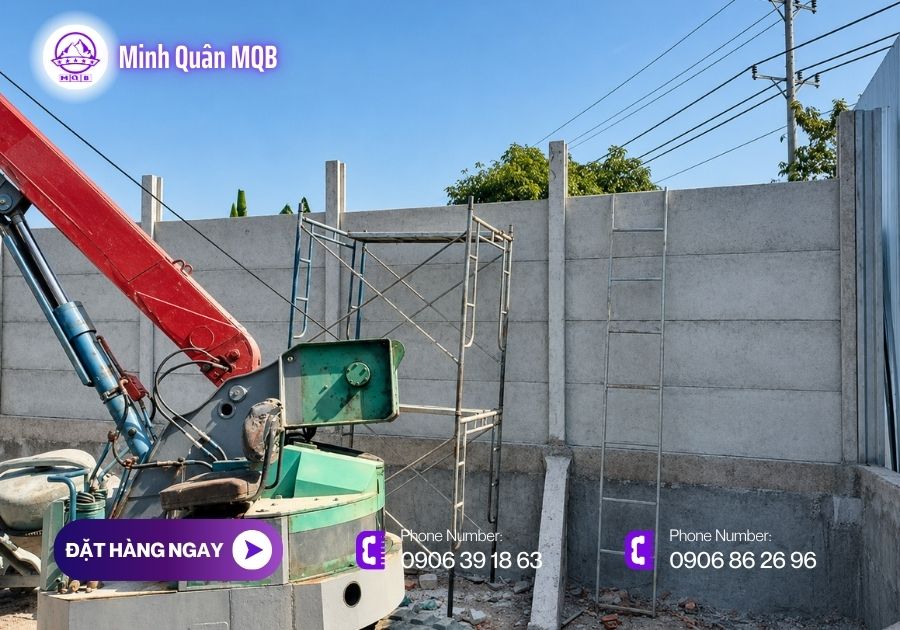 Hàng rào đúc sẵn tại miền Nam