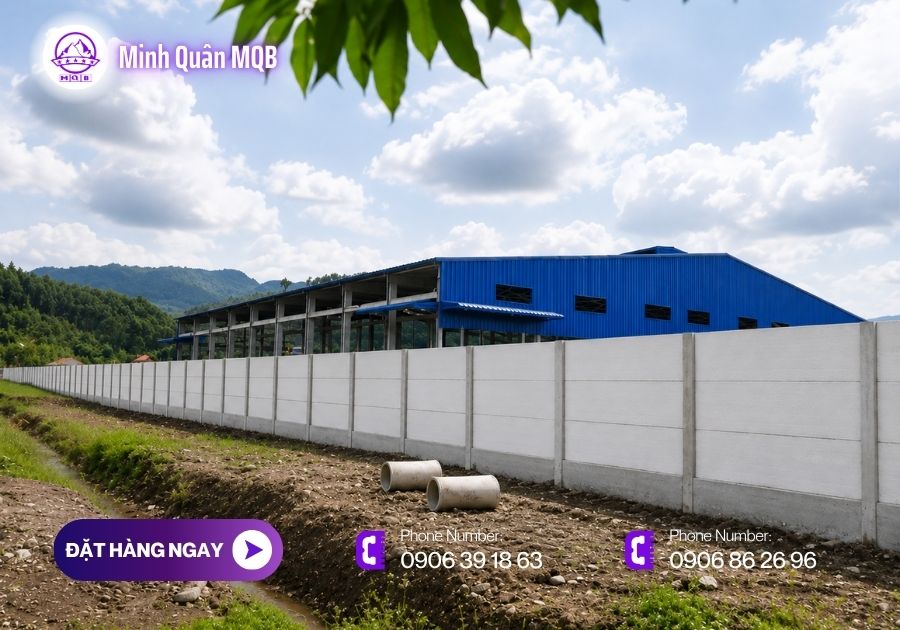 Hàng rào đúc sẵn MQB