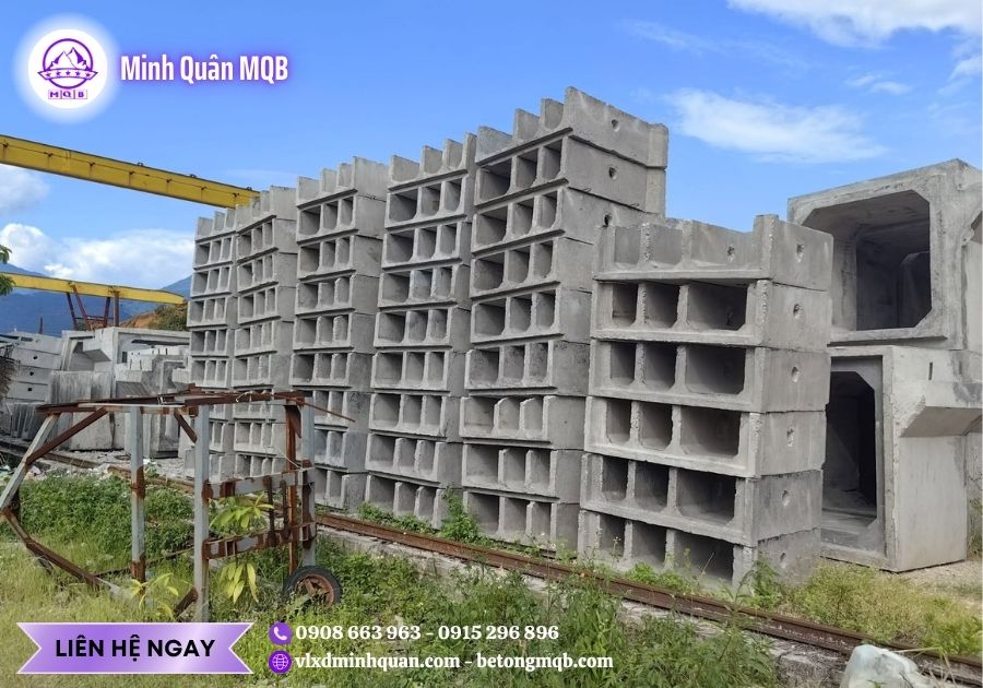 Hào kỹ thuật đúc sẵn ba ngăn