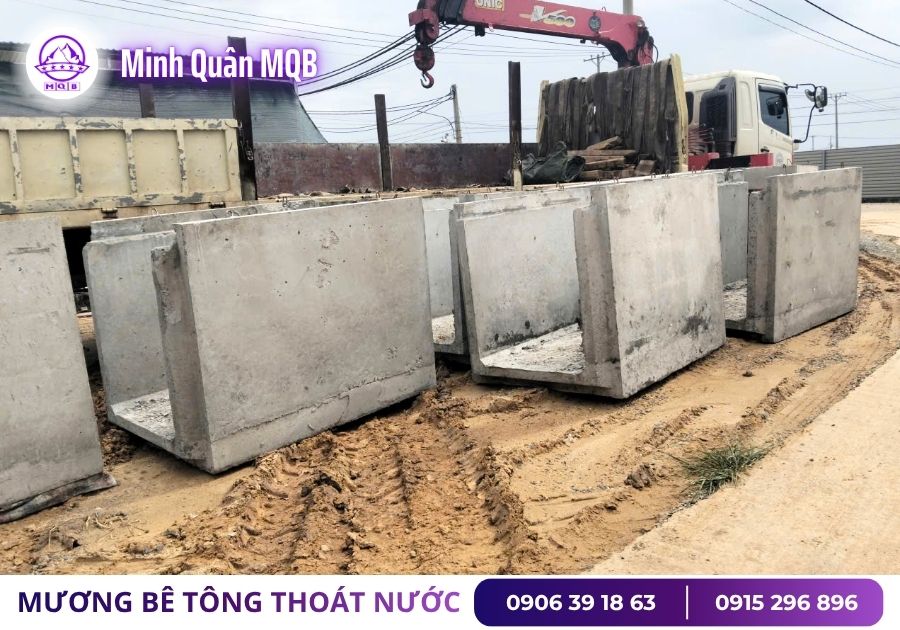 Tải Trọng Xe Truyền Vào Thành Mương Chữ U BTCT Theo Cơ Chế Nào? 1 muong chu u btct thoat nuoc