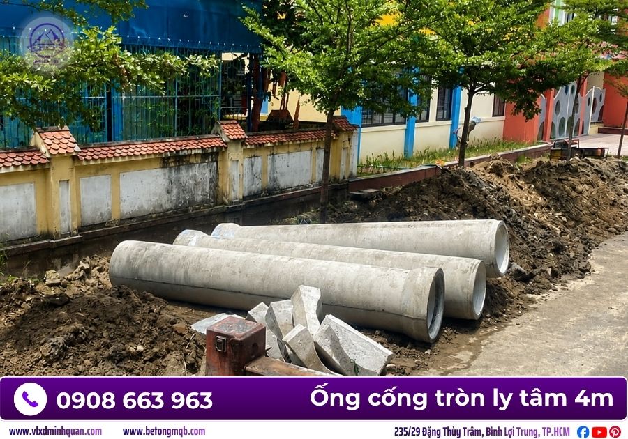 Ống cống tròn ly tâm chịu tải